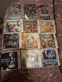 Empty Video Games Case's Lot
