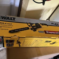 16 in. 60V MAX Lithium-lon Cordless FLEXVOLT Brushless Chainsaw with (1) 2.0Ah Battery and Charger Included