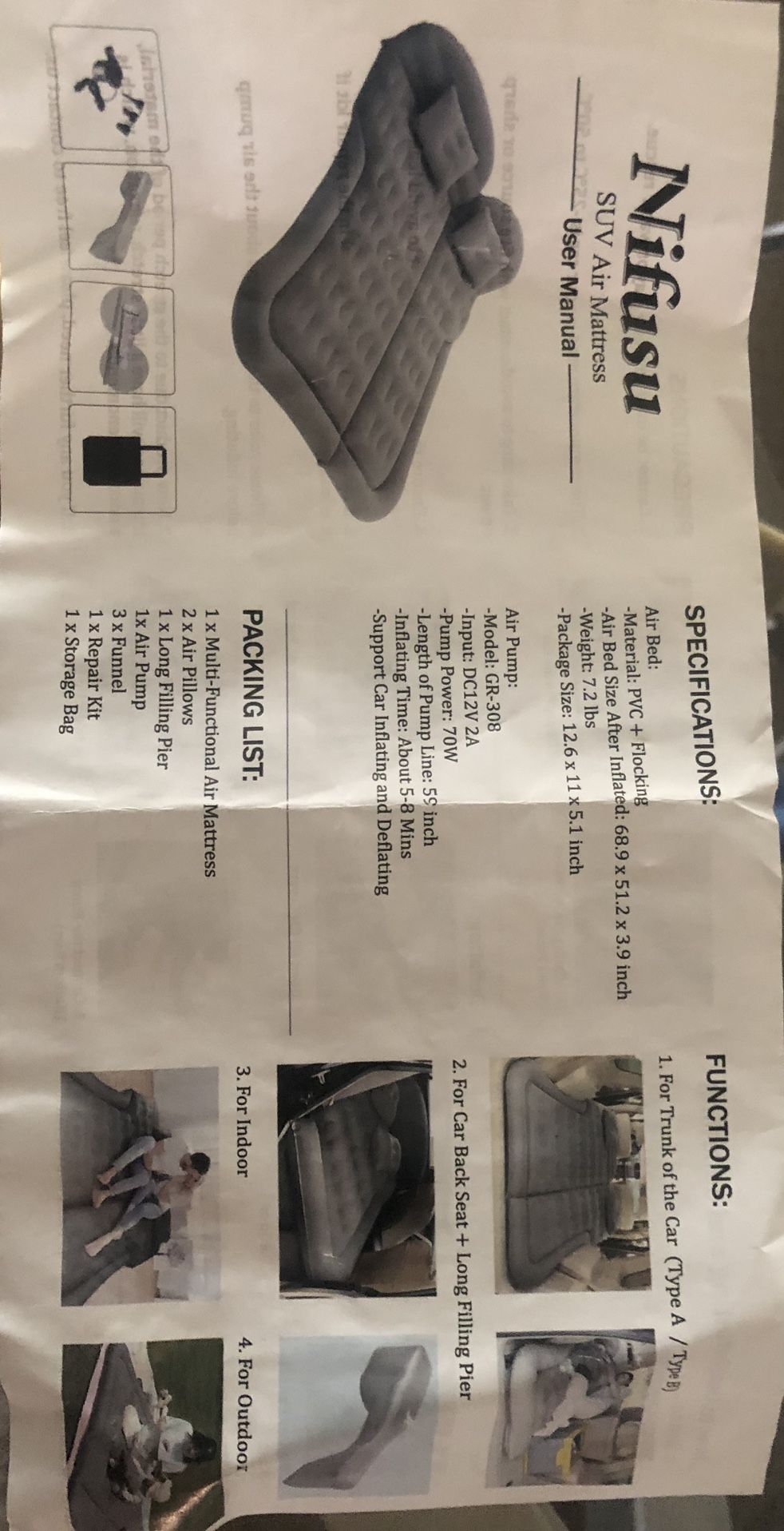 SUV Air Mattress