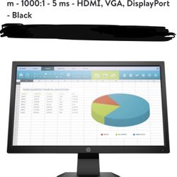 Computer Monitor HP 19.5”