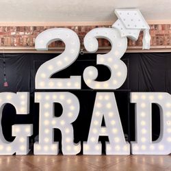 GRAD MARQUEE LETTERS