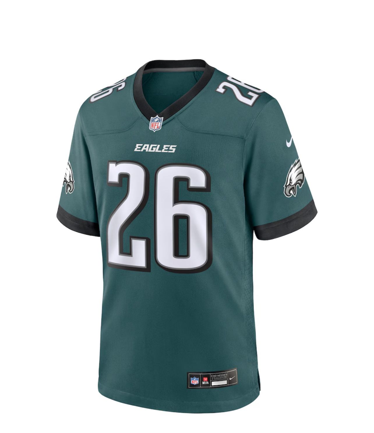 NWT Nike Saquon Barkley Midnight Green Philadelphia Eagles Jersey Large