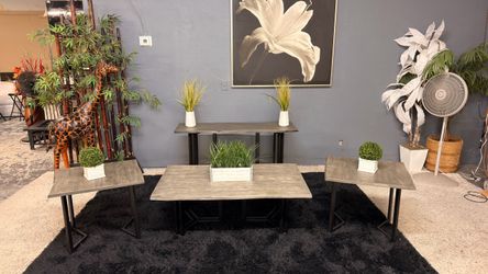 Beautiful Solid 4 Piece Living Room Table Set - Delivery Available