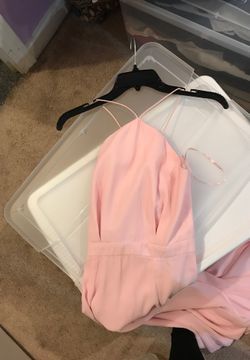 Pink criss cross dress size 6