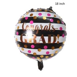 Foil Graduation Balloons 18” Quantity Of 5 