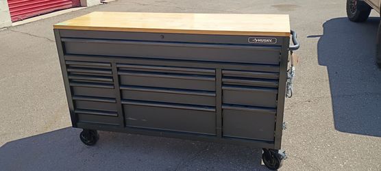 Husky tool box , work bench,tool organizer