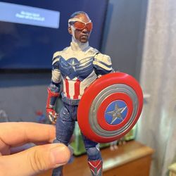 Captain America And Hellfire Figures (selling Together)