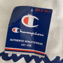 White Champion Pullover Hoodie