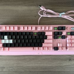 Razer Blackwidow V3 Chroma - Quartz / Pink Keyboard