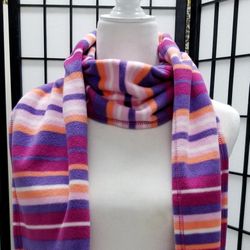 Long Striped Scarf 72"