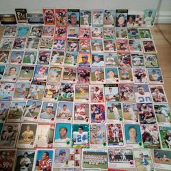 Vintage Baseball And Football Lots 