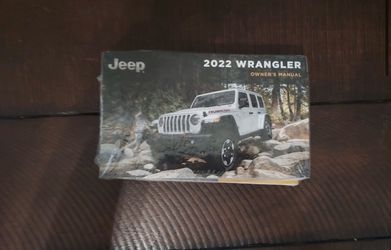 2022 Jeep Wrangler Owners Manual Kit BRAND NEW