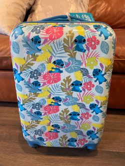 Disney stitch luggage