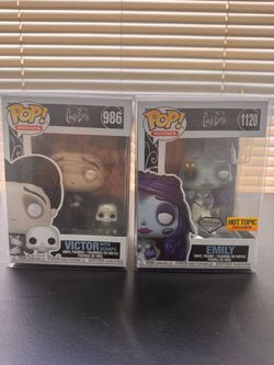 Tim Burton’s Corpse Bride Funko Pops – Victor & Emily