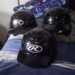 3 Batting Helmets