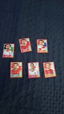 WC26 Panini FIFA World Cup Red Border Stickers Lot (6 Stickers)