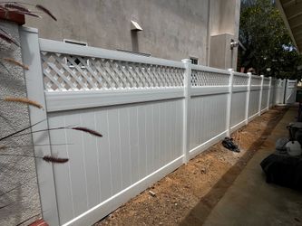 Vinyl fence