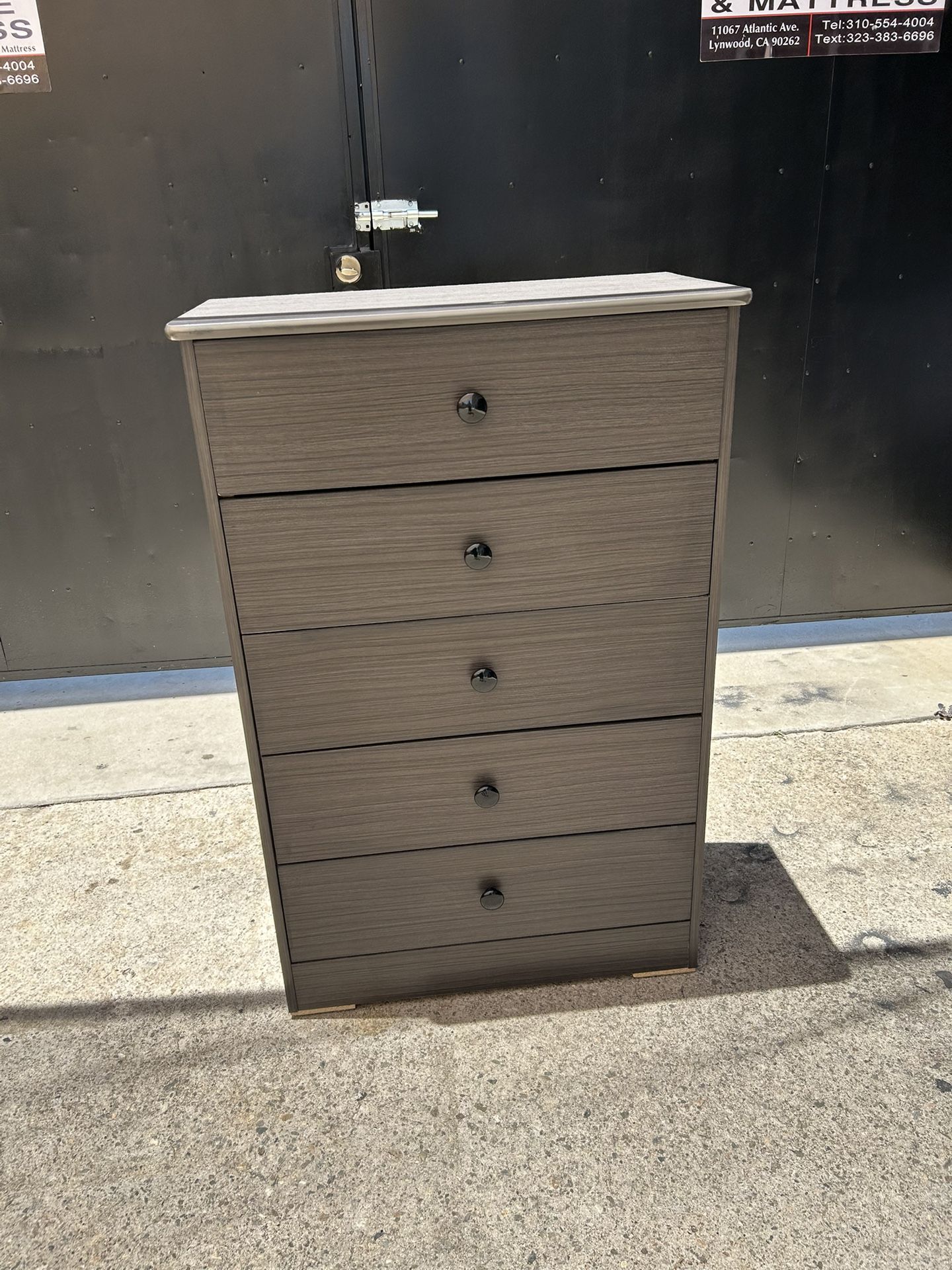 5 Drawers Dresser Available In Different Colors 29” Wide X 16” Deep X 44” High