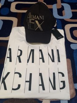 Armani Exchange hat and shirt all sizes