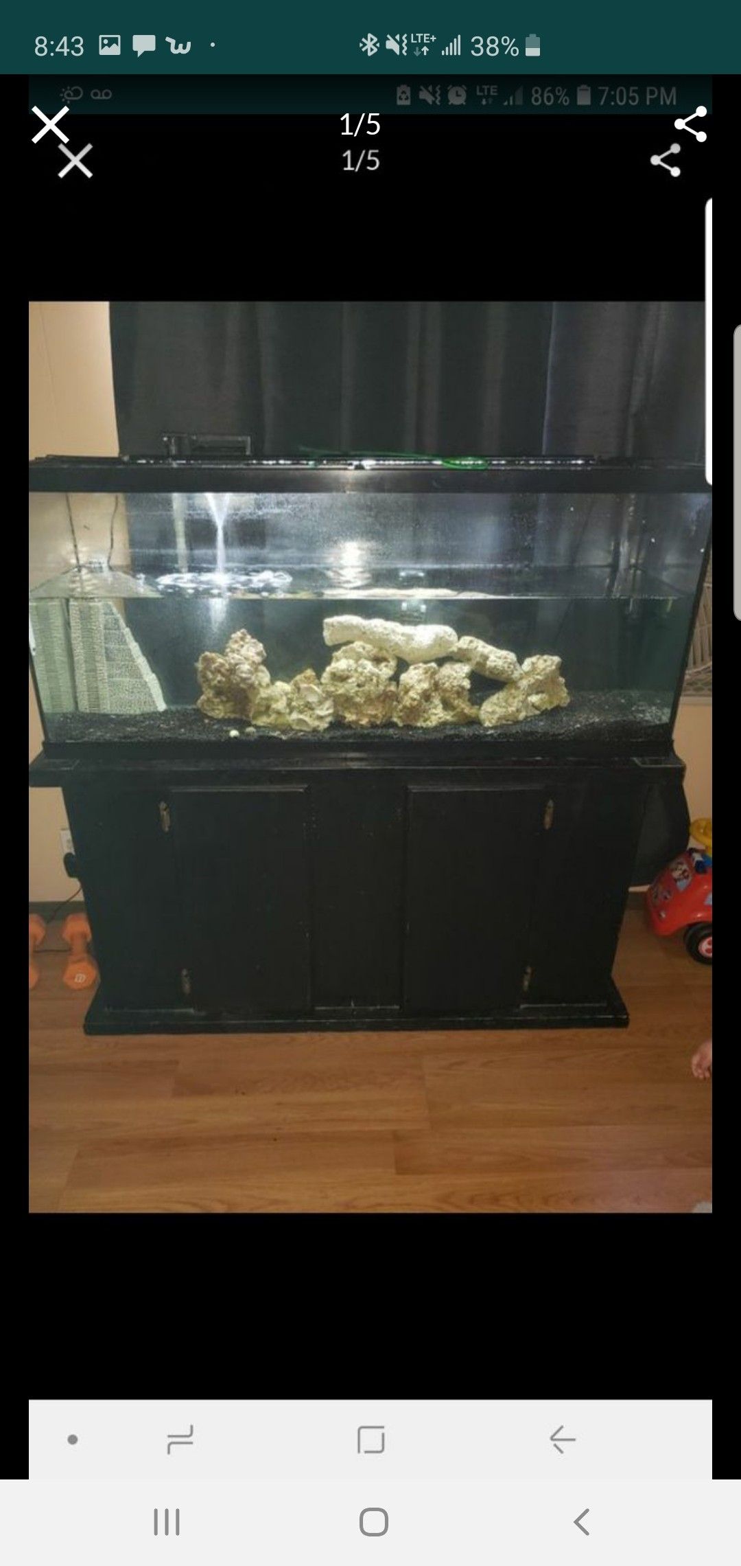 55 gal Fish Tank