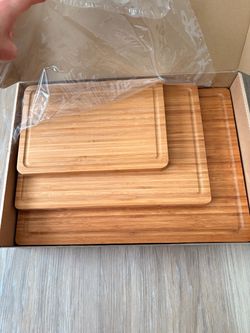 Bamboo Cutting Boards Pack of 3
