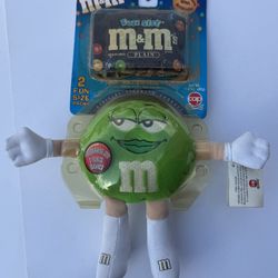 Green M&M Talking Plush Collectible