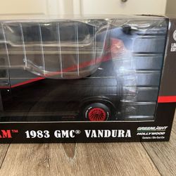 Diecast 1/18 Scale  GMC VANDURA THE A TEAM VAN GREENLIGHT BRAND NEW !  