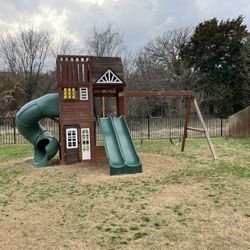 Playhouse Swing Set