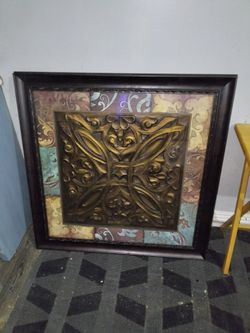 Framed shadow box simulated artwork for sale in Pine Hills large