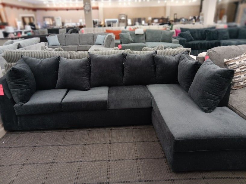 Dark Grey Sectional