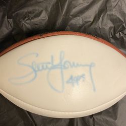 Steve Young Signed football
