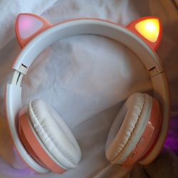 Wireless Folding Cat Headphones Bluetooth Rechargeable 