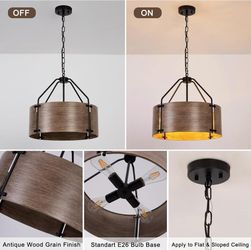 Ceiling Laigth Fixure Farm House Style.