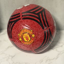 Adidas Manchester United Soccer Ball Size 5 Red Official Football IA0934 New
