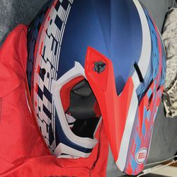 almost new motorcycle helmet