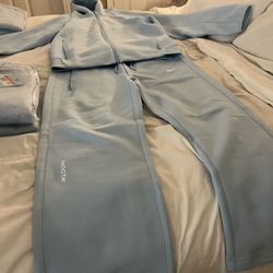 NOCTA BABY BLUE NIKE TECH SUIT