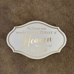 Memorial Wedding Sign