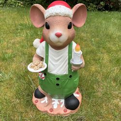 Christmas Mouse Decoration 36”
