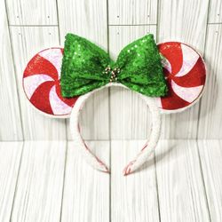 Minnie Mouse Christmas Ears 