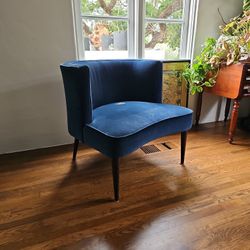 Blue Velvet Arm Chair - Room&Board