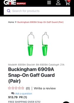 Buckingham 6909A Snap-On Gaff Guard