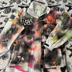Off-White Goretex White Graffiti Ski Jacket Size M