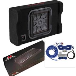 NEW BASS PACKAGE DEAL INSTALLED KICKER L7T 12”