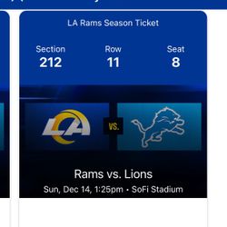 Rams Vs Lions