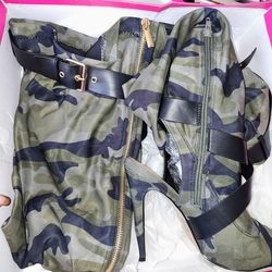 Army stiletto boot
