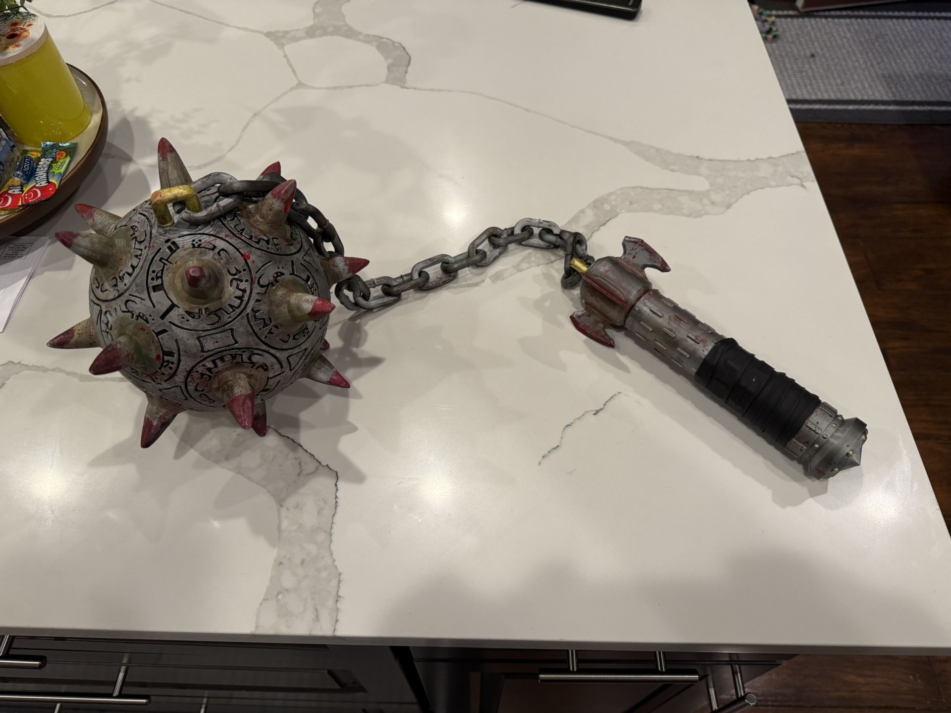 Doom flail from the dark ages Weathered