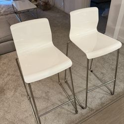 Set of 2 Modern Bar Stools