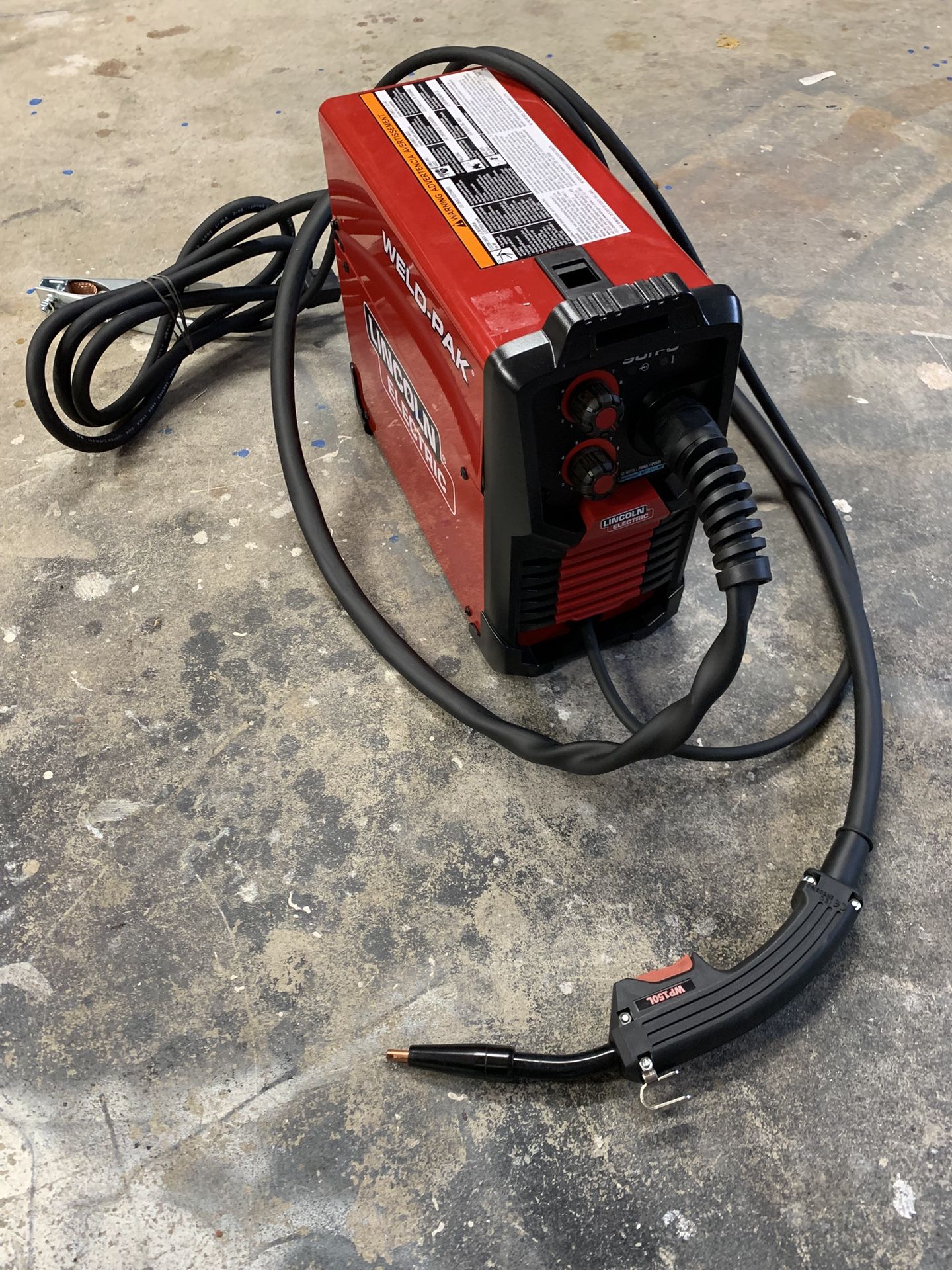 Lincoln Electric WELD-PAK 120 -Volt 120 -Amp Flux-cored Wire Feed Welder