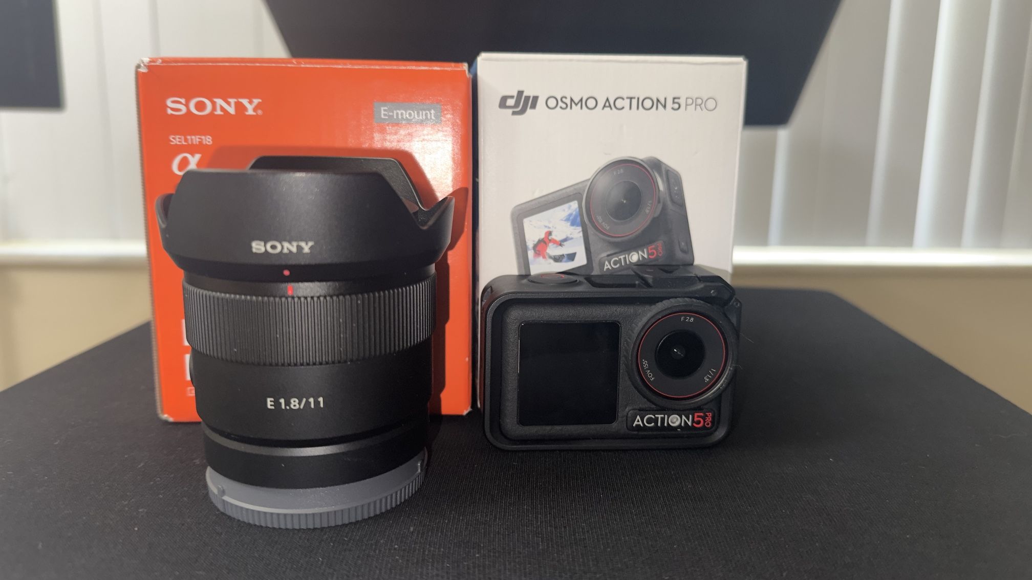 Sony E Lens 11mm & DJI action 5 Pro
