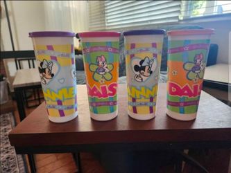 Vintage Tupperware Disney Cups
